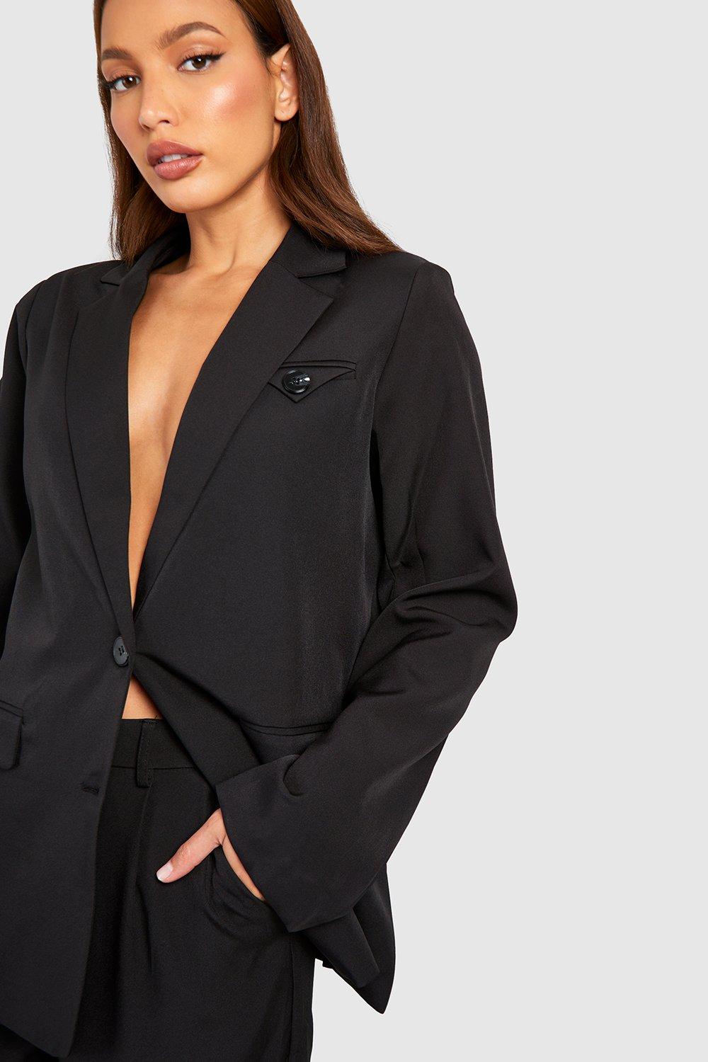 Tall black blazer new arrivals