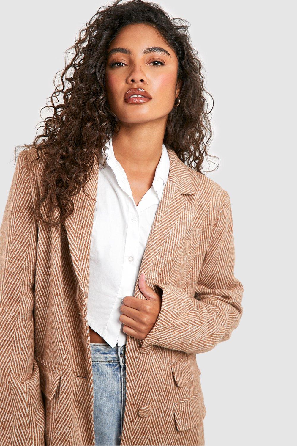 Herringbone wool jacket