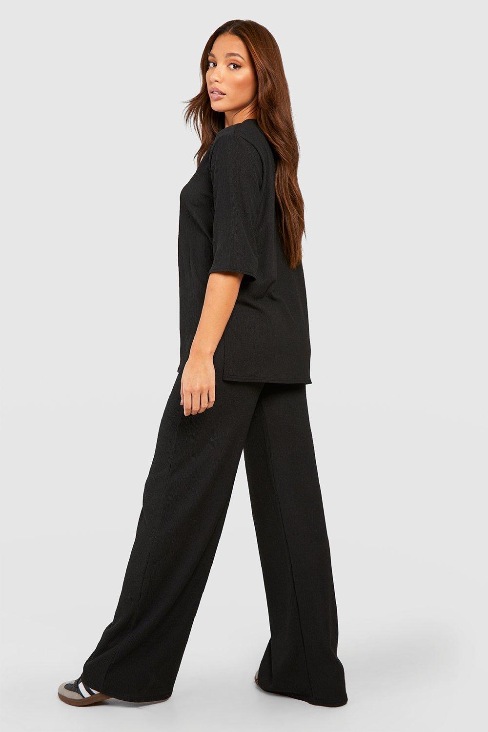 Plus size tall 2024 wide leg pants