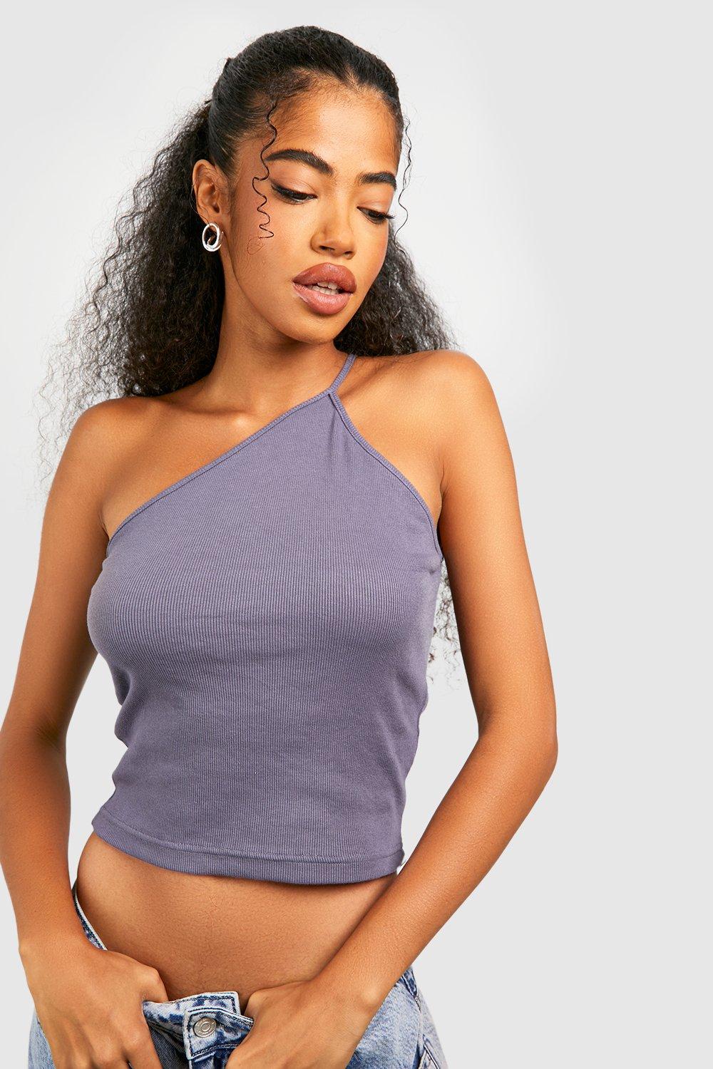 Strappy one shoulder discount top