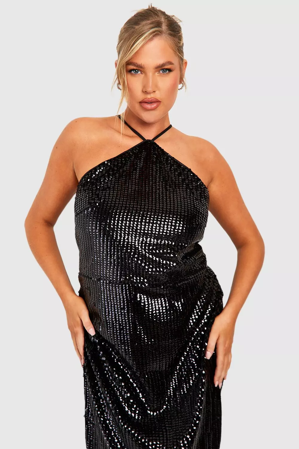Matte sequin dress sales