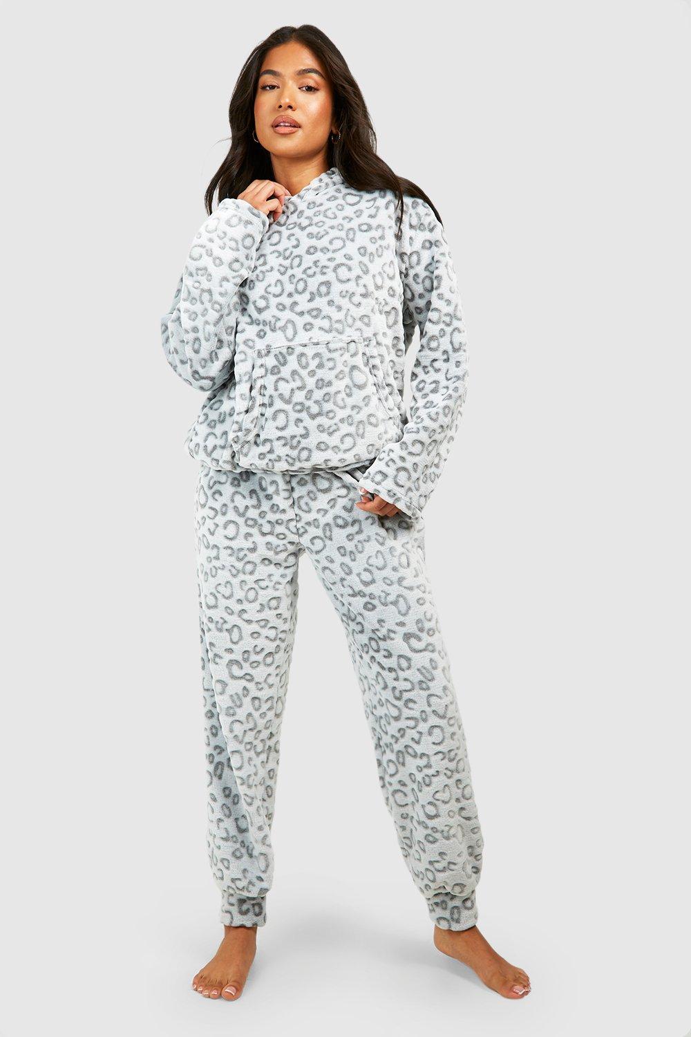 Womens Petite Fleece Pajamas