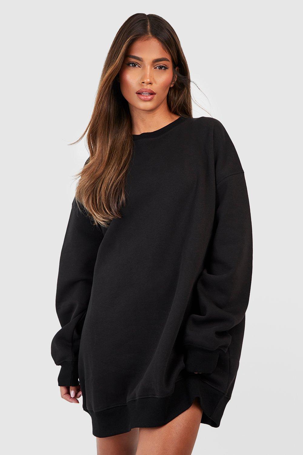 Super Oversized Sweat Dress | boohoo USA Super Oversized Sweat Dress | boohoo USA