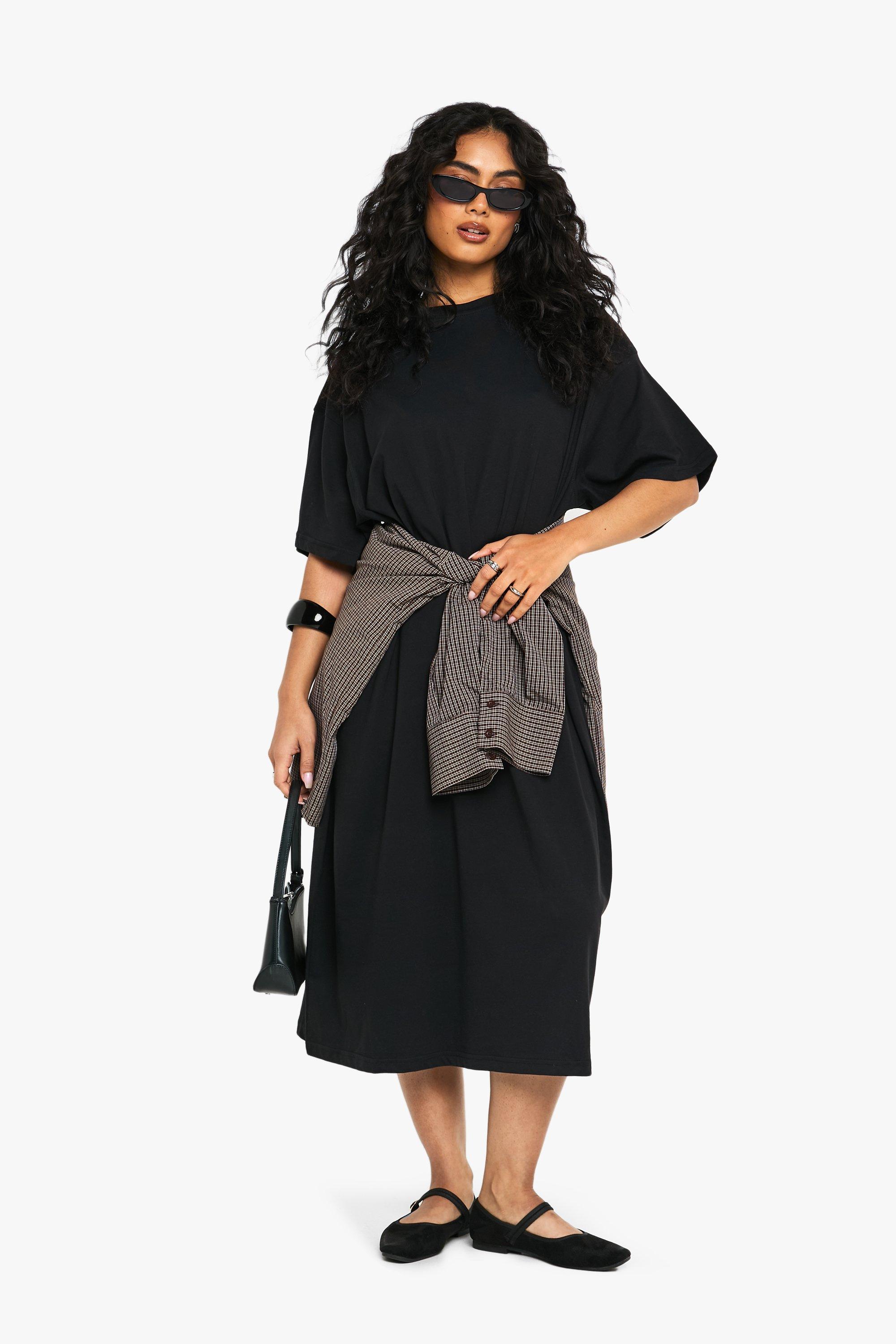 L’or volume shirt dress Shimmer Oversized Volume Sleeve Shirt Dress | boohoo