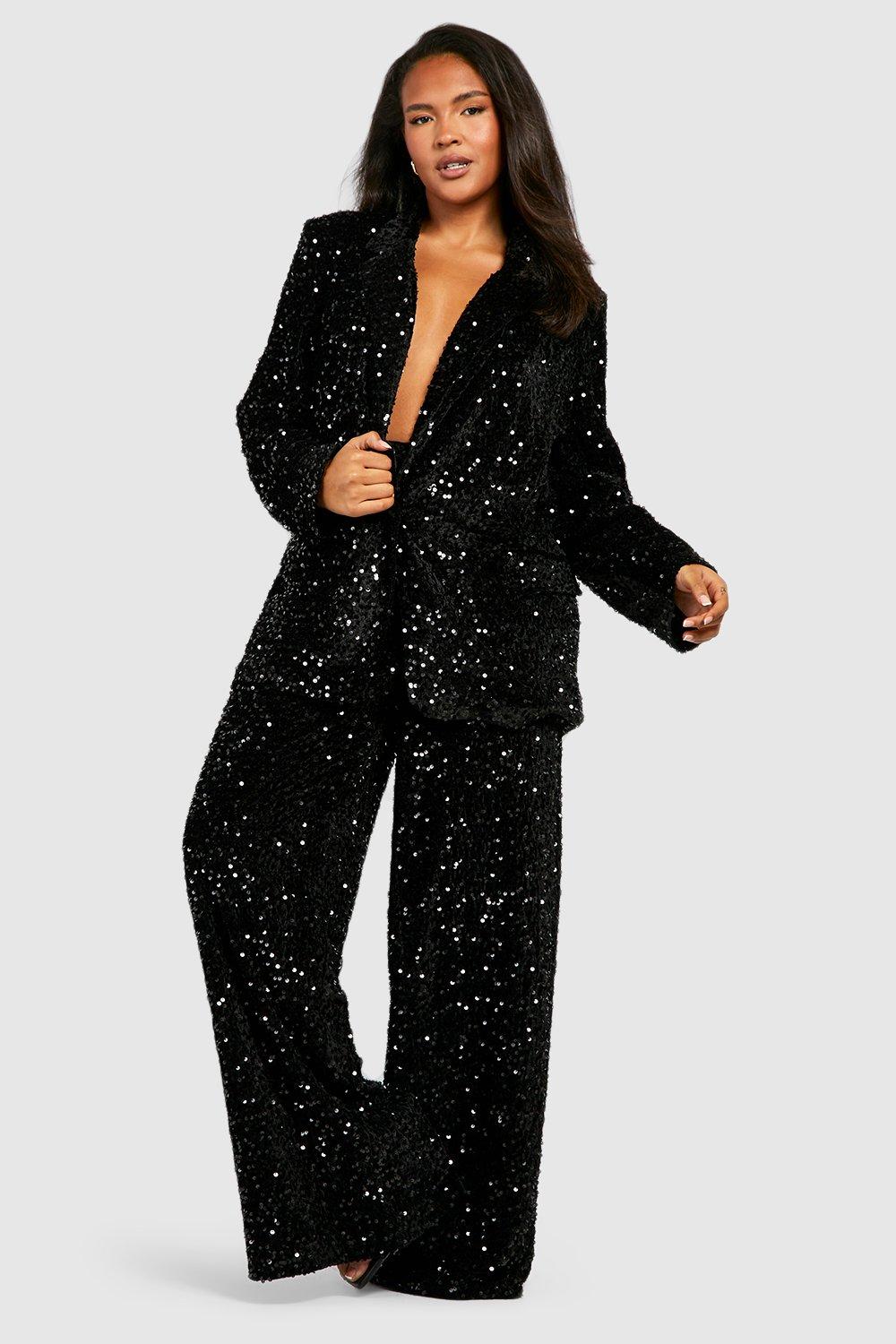 Boohoo on sale sequin trousers