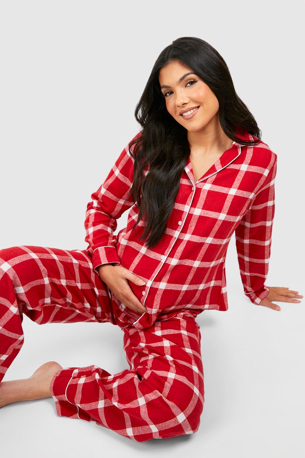 Red checked womens discount pyjamas