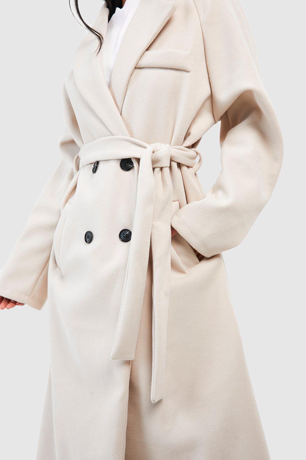 Petite cream coat best sale