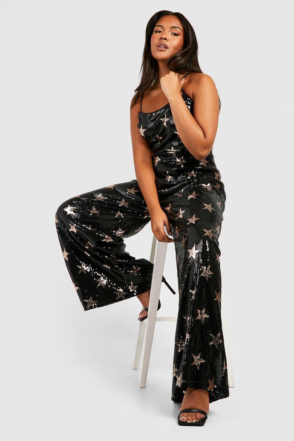 Sequin store star jumpsuit