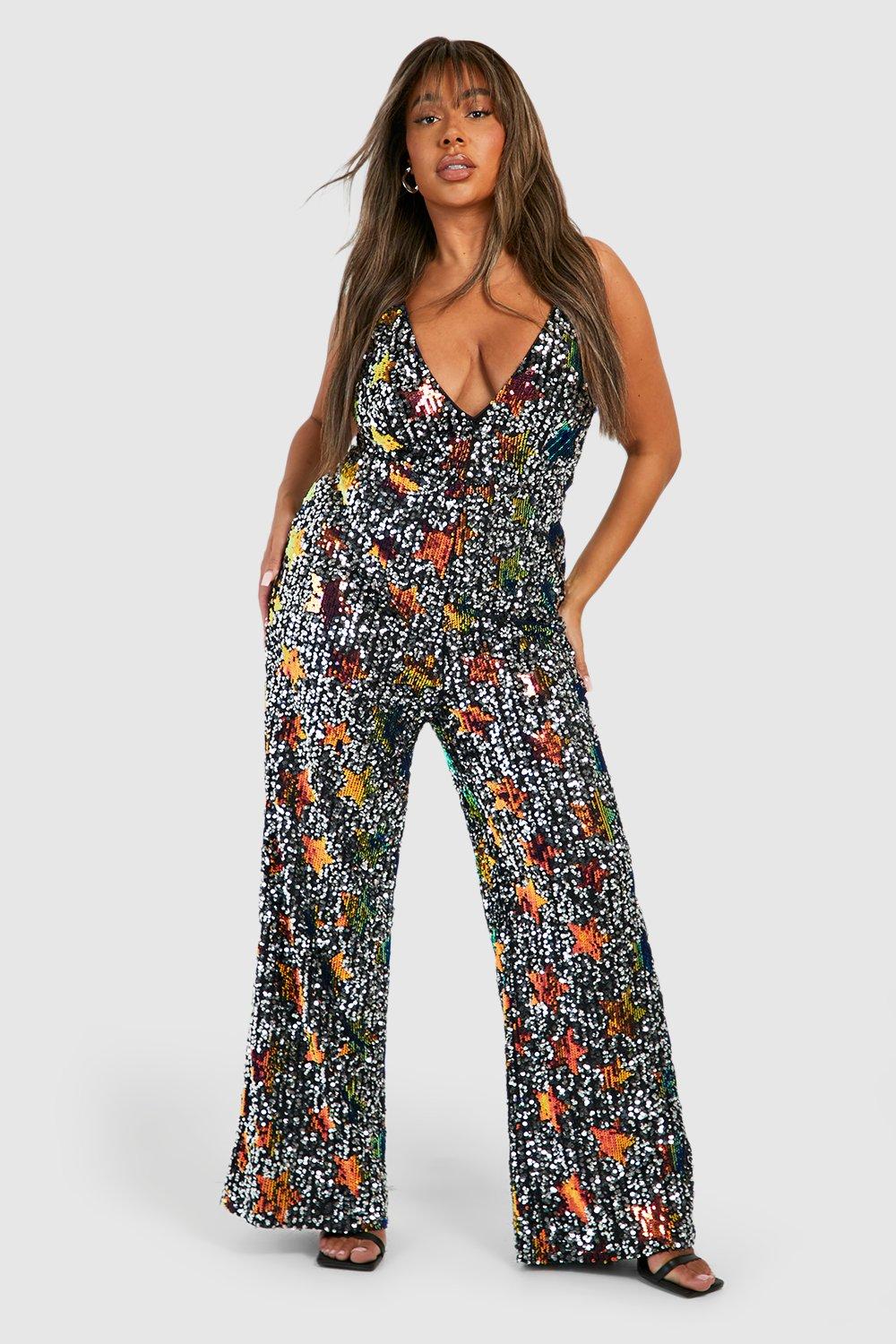 Sequin store star jumpsuit