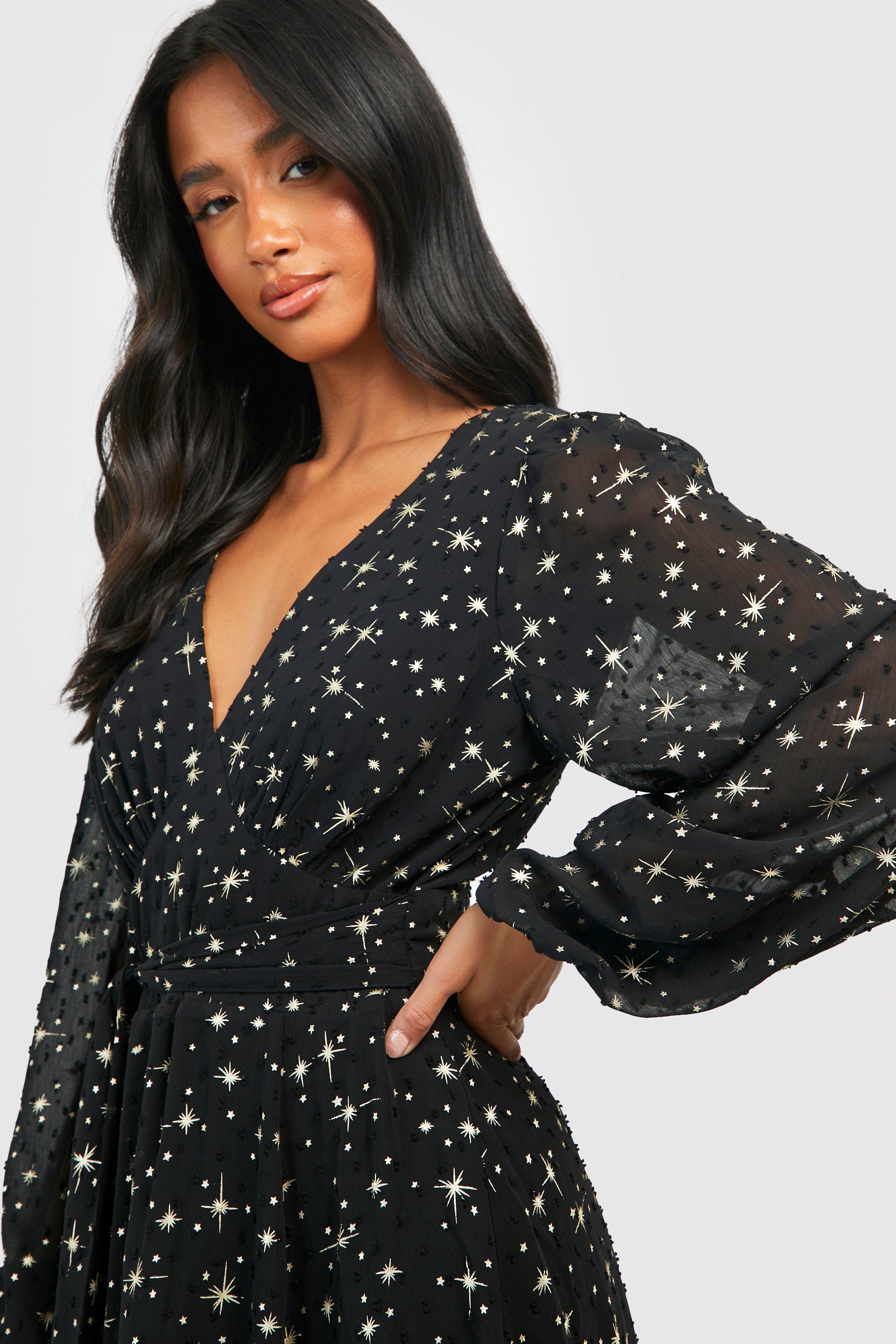 Boohoo on sale constellation dress