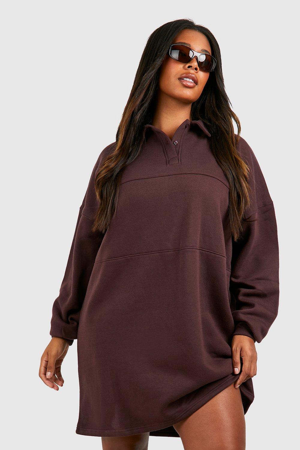 Oversized hoodie dress sale plus size