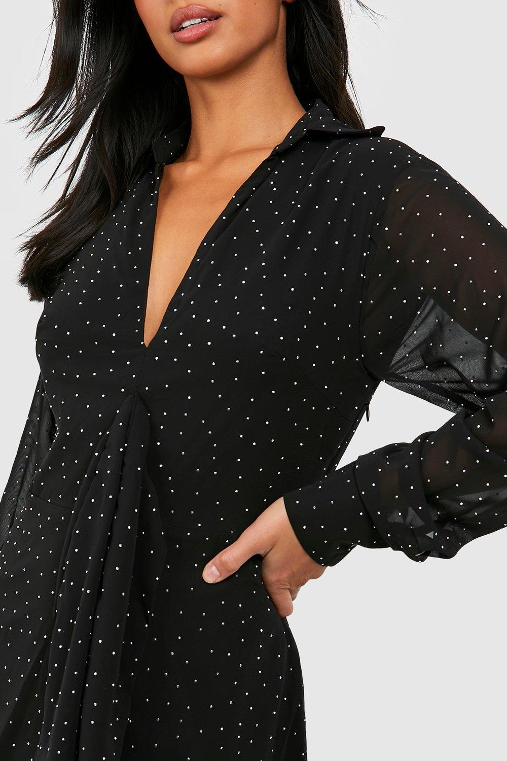 Boohoo robe online petite