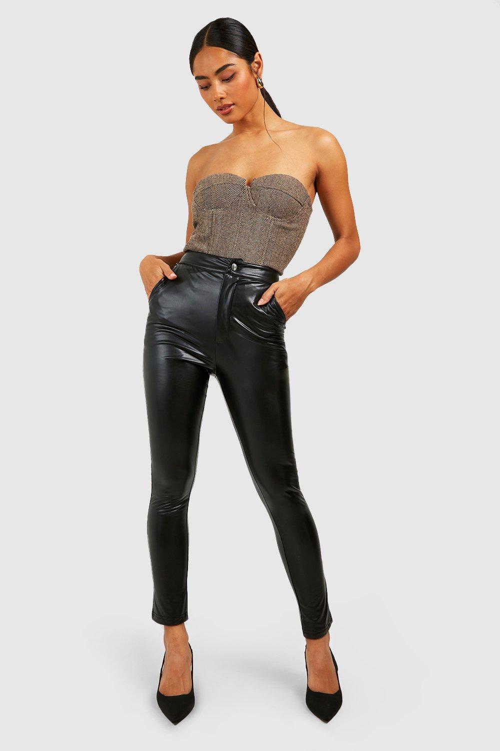 Faux Leather Super Stretch Skinny Pants