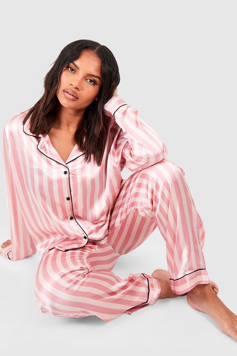 Boohoo candy best sale stripe pyjamas