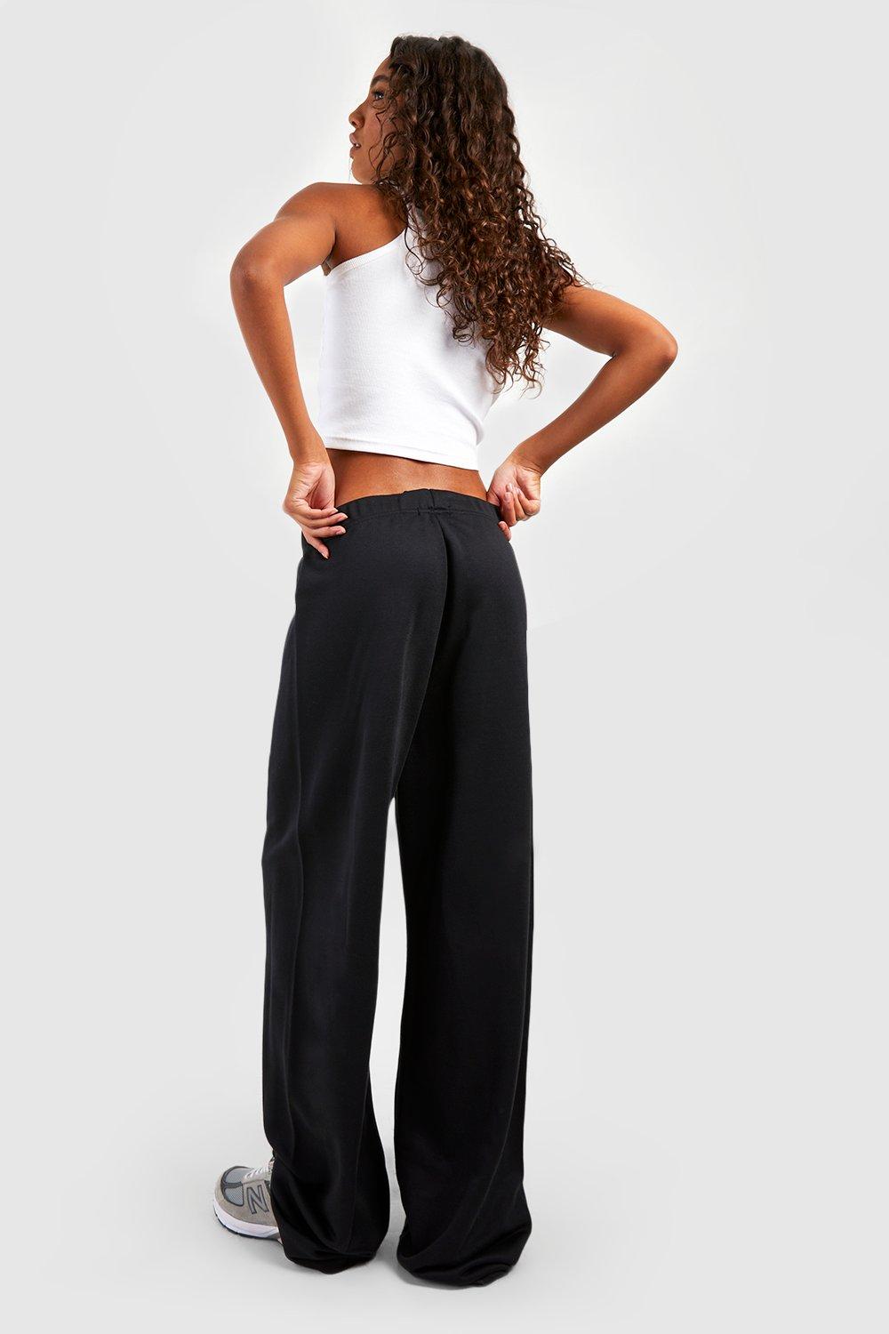 Women's Black Tall Dsgn Studio Printed Wide Leg Jogger