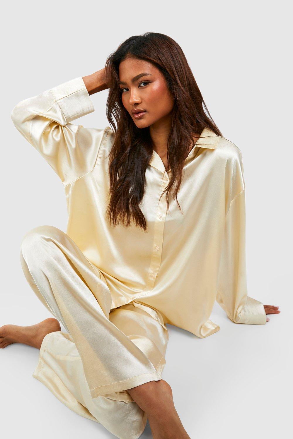 Tall Satin Oversized Pajama Set