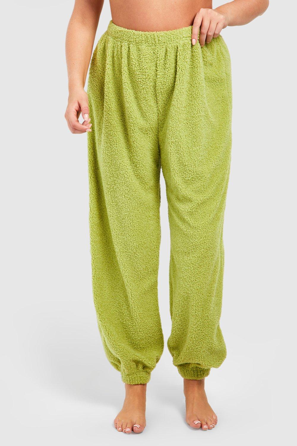 Fluffy deals borg joggers