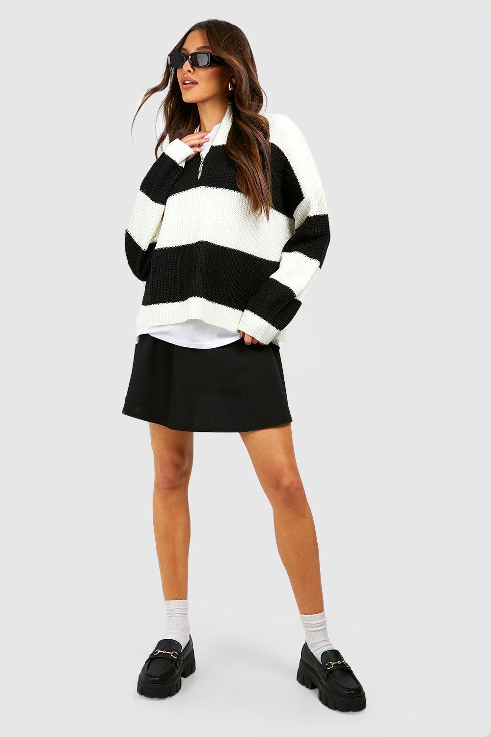 White skater shop skirt jumper