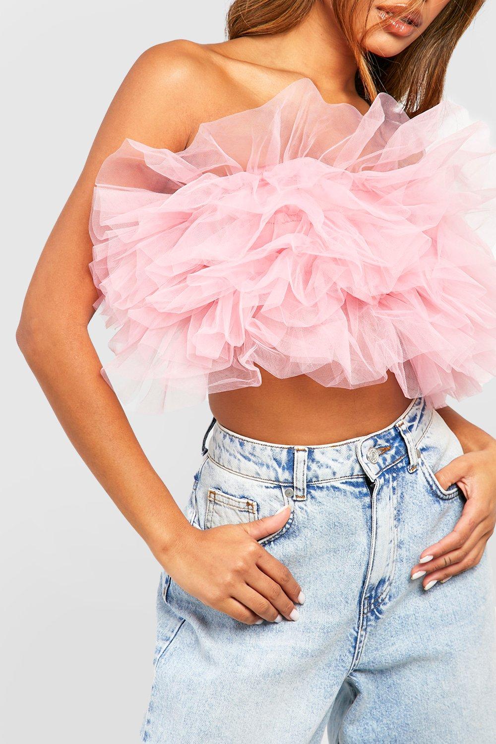 Extreme store ruffle top