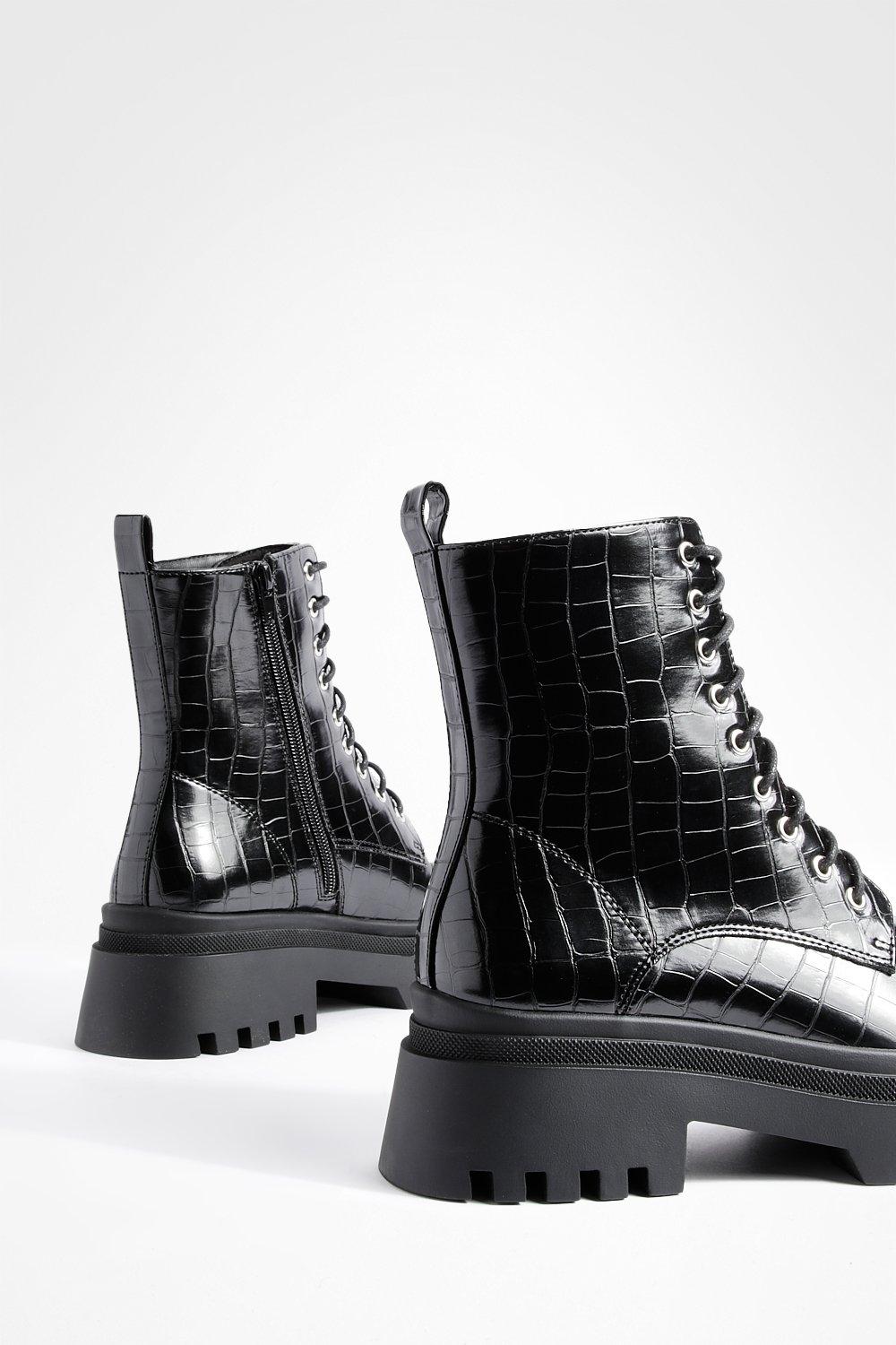 Botas militares cocodrilo new arrivals