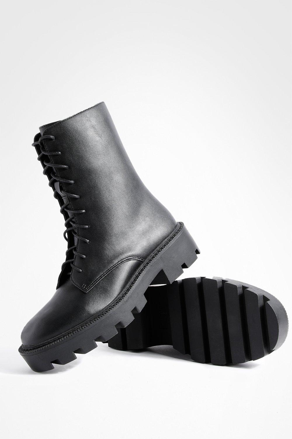 Boohoo on sale combat boots