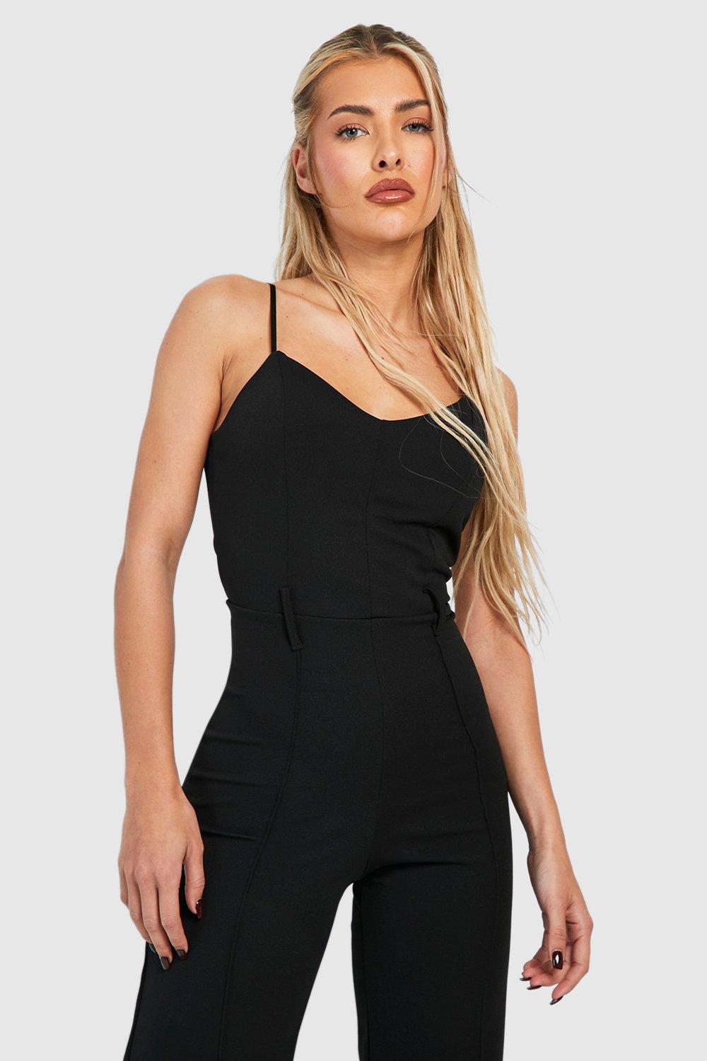 Black store ankle jumpsuit