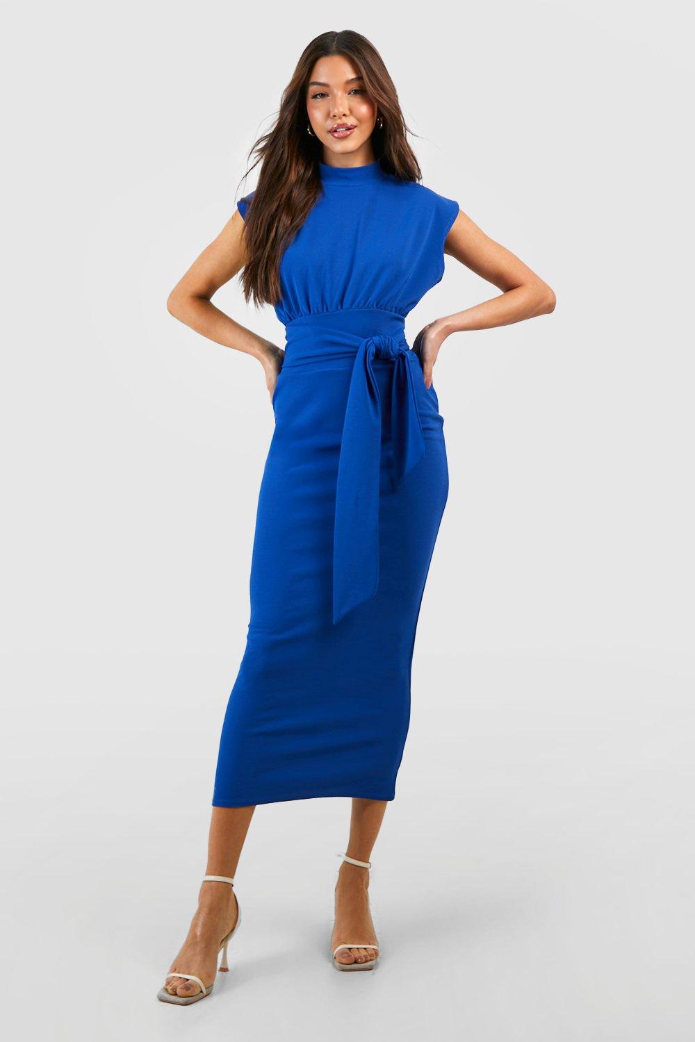 Boohoo royal hotsell blue dress