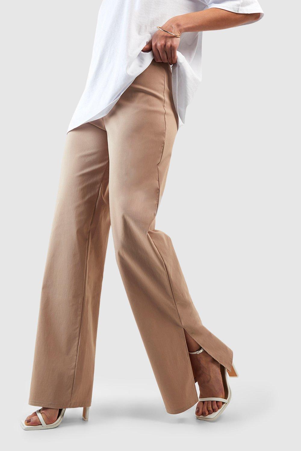 Slim-fit Super Stretch Slit Pants Grey