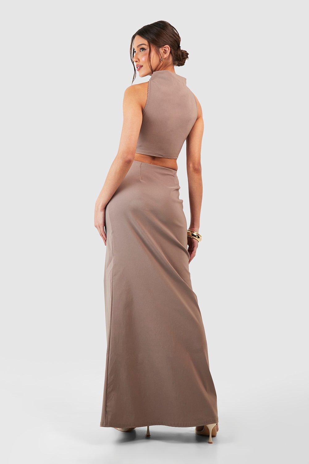 Flared clearance evening skirt