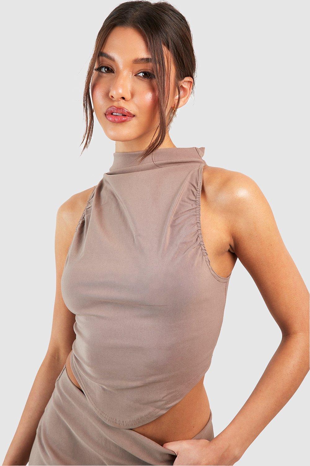 Ruched neckline outlet