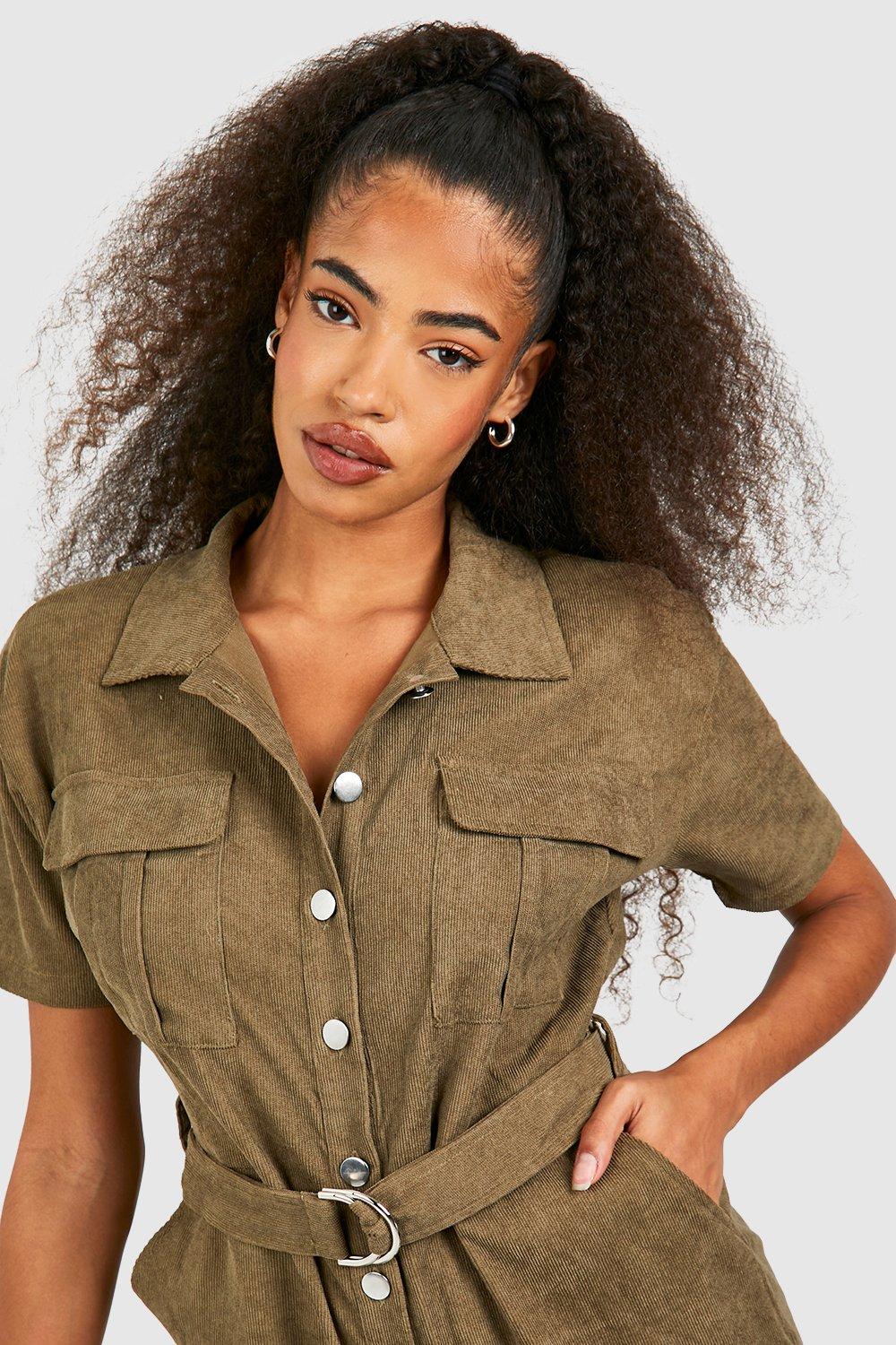 Boohoo cheap utility playsuit