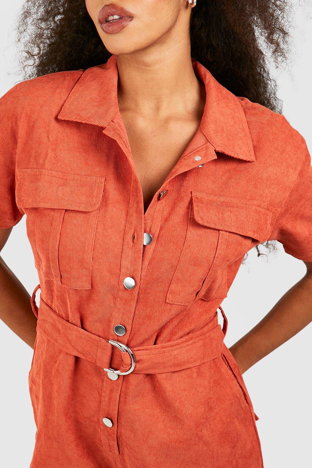 Boohoo best sale utility playsuit