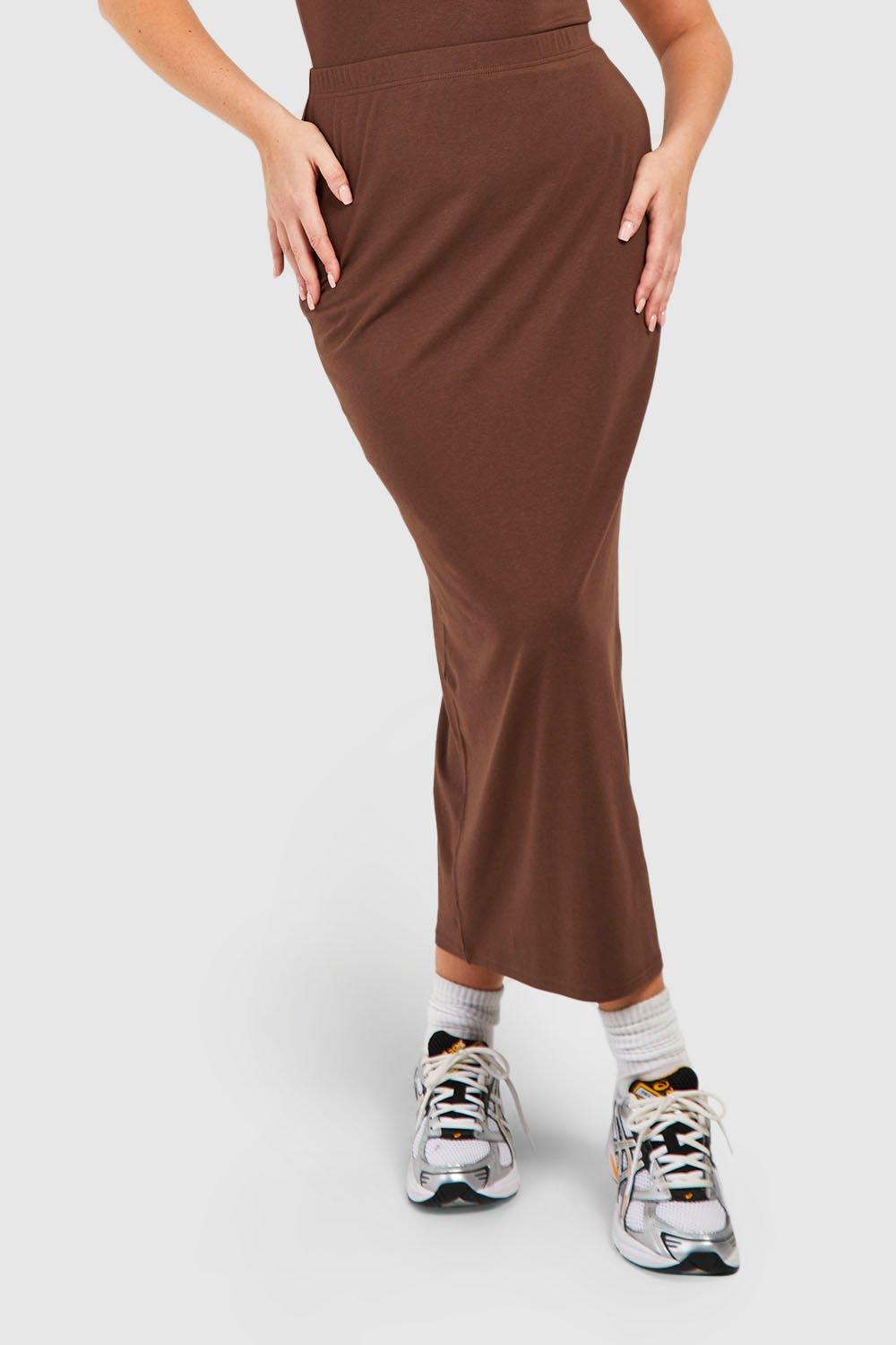 Brown 2025 skirt boohoo