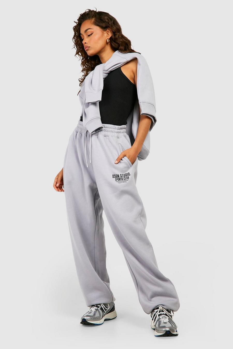 Ice grey Dsgn Studio Sports Club Oversized Jogger image number 1
