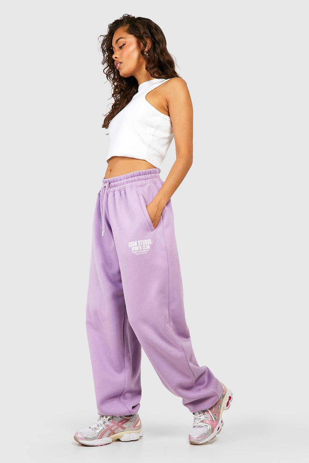 Women's Sandwash Joggers - All in Motion Lilac Purple L 1 ct