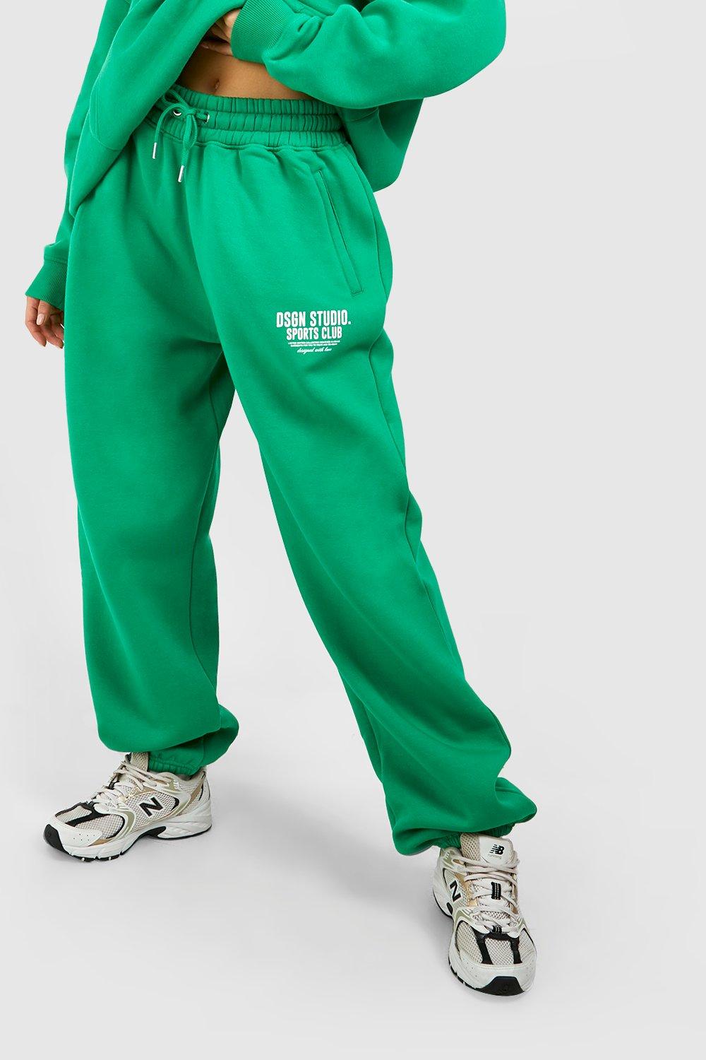Pantaloni tuta oversize Dsgn Studio Sports Club boohoo IT