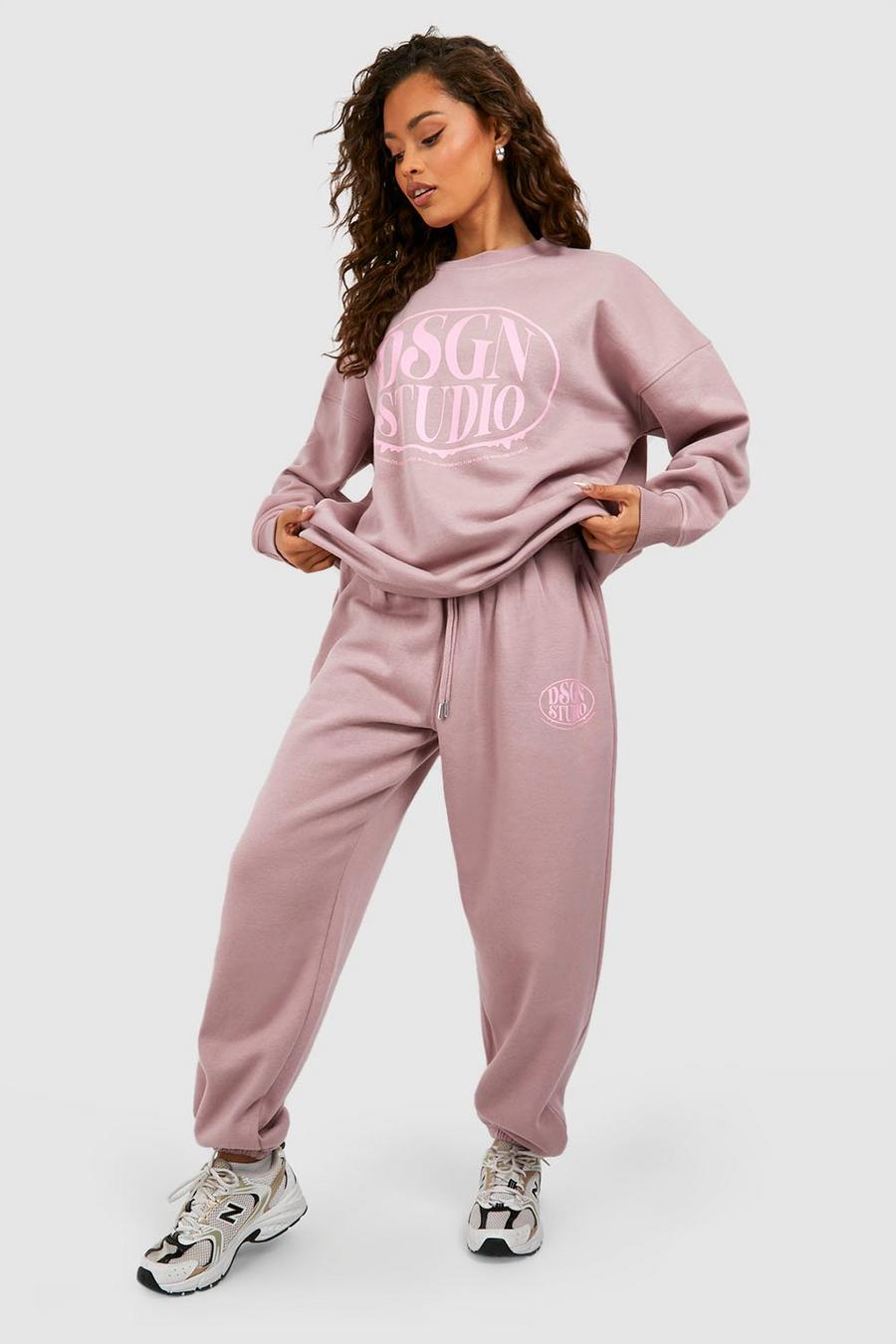 Plus All Over Woman Print Sweat Tracksuit #AFF, , #SPONSORED