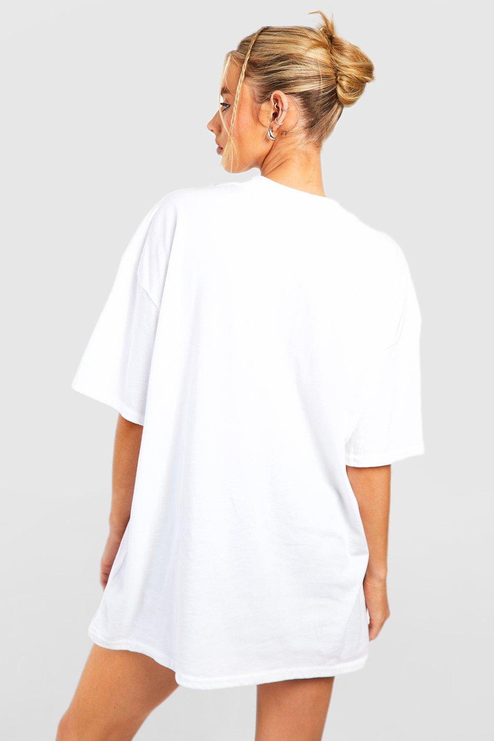 T shirt uni discount oversize