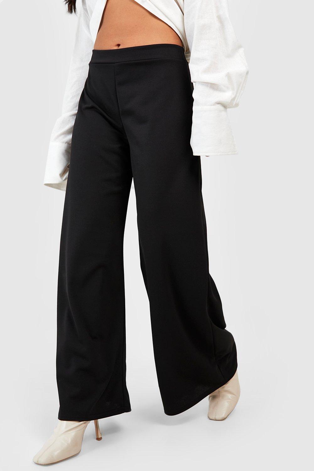 Petite Stretch Wide Leg Pants