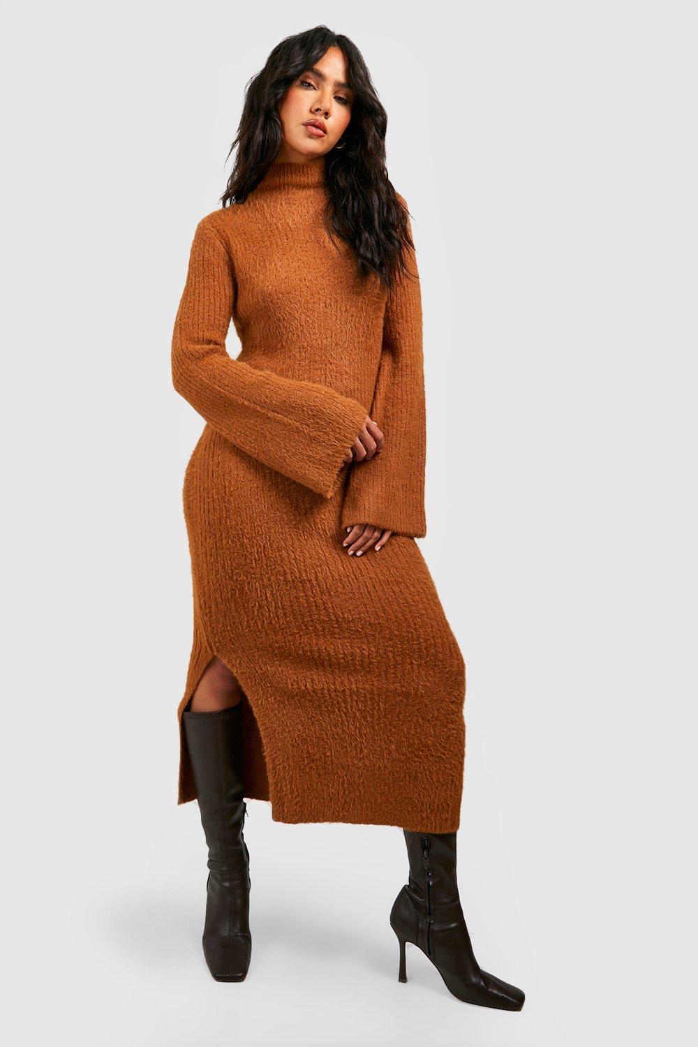 Boohoo high neck outlet dress