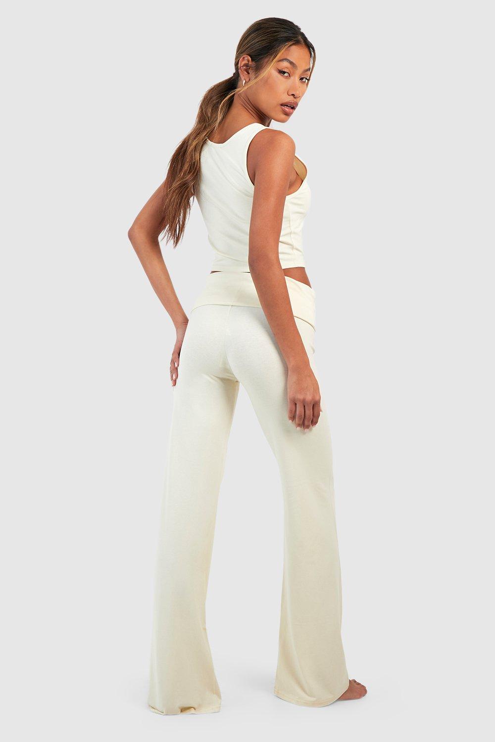 Soft Touch Lounge Flare Trouser boohoo