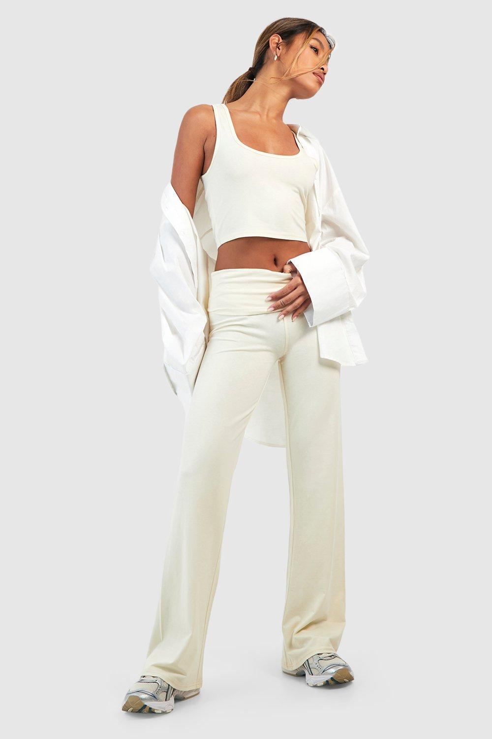 Soft Touch Lounge Flare Pants boohoo