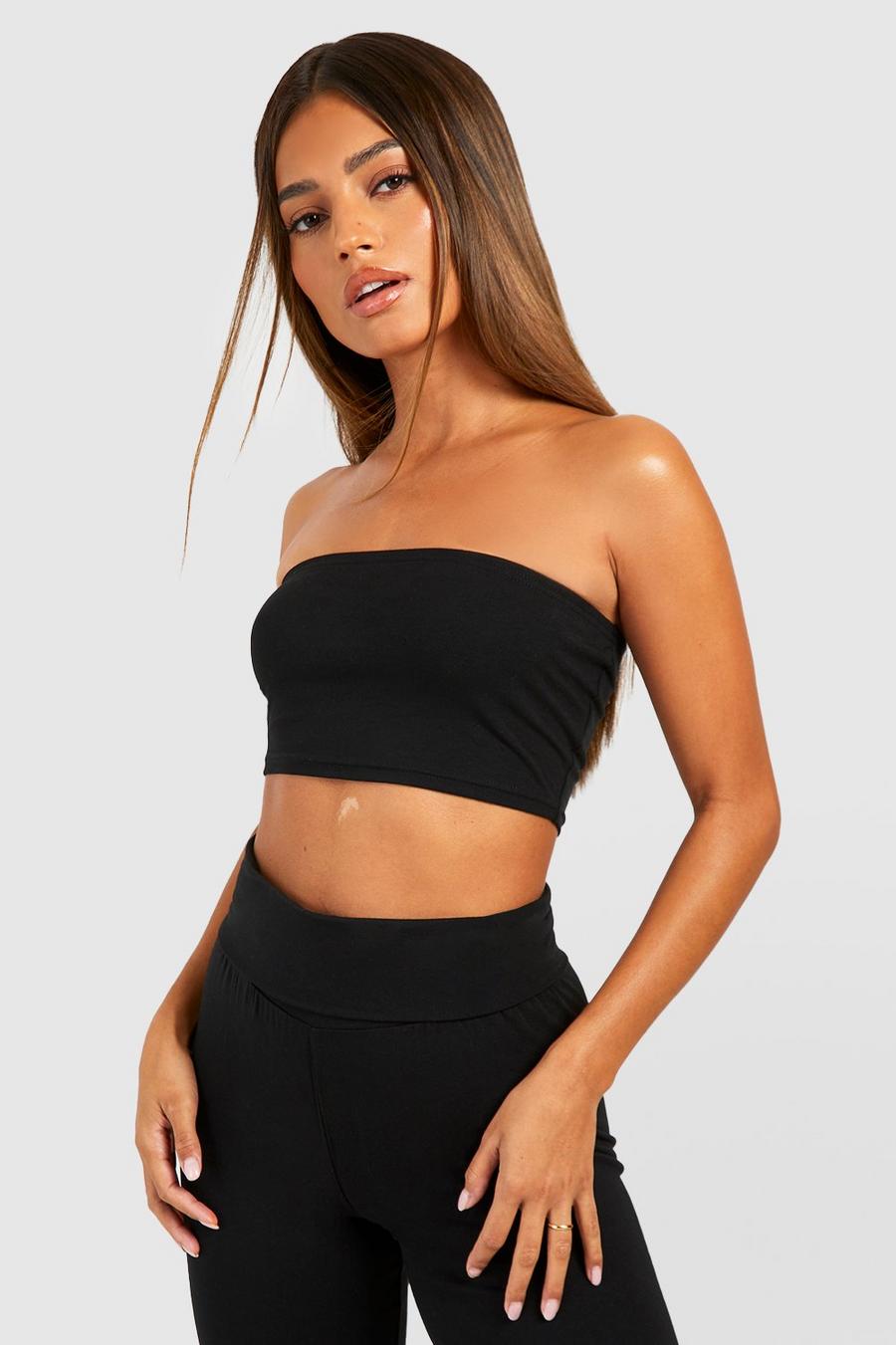 Black Soft Touch Tube Top