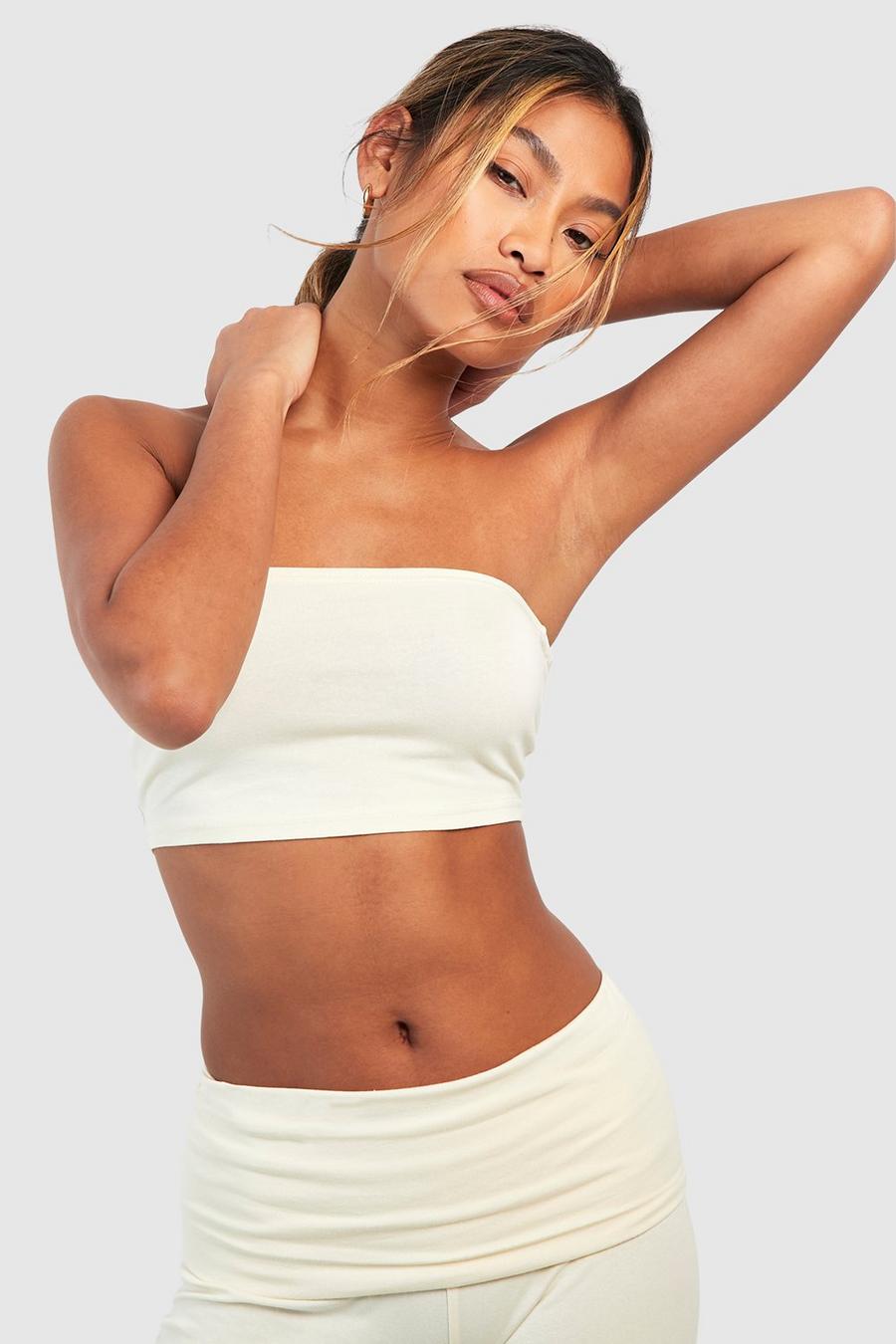 Cream Soft Touch Tube Top