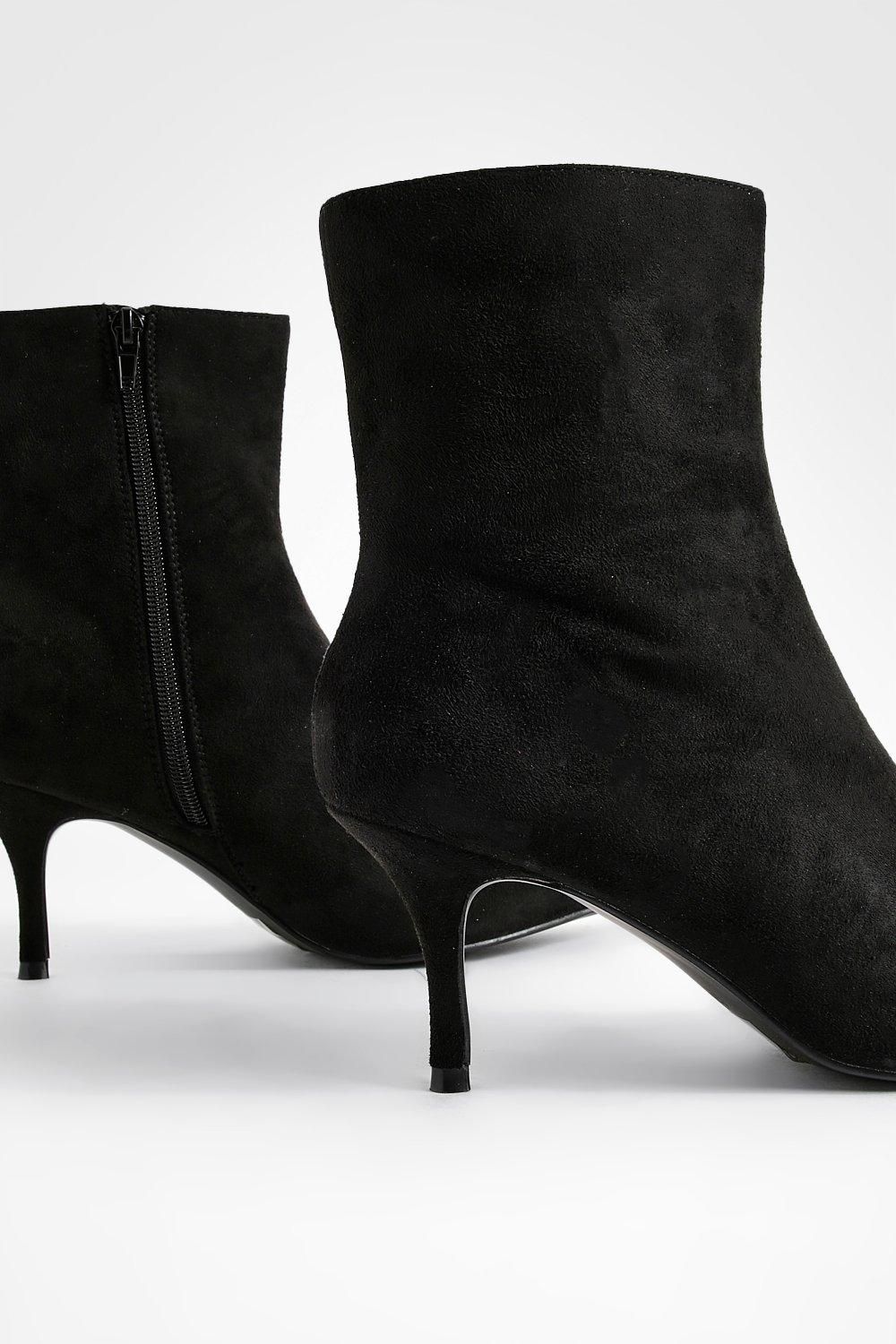 Black low hotsell ankle boots