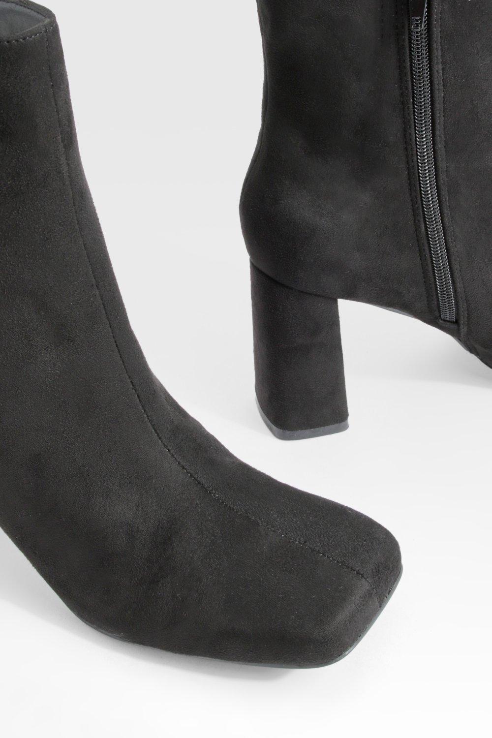 Wide width suede boots hotsell