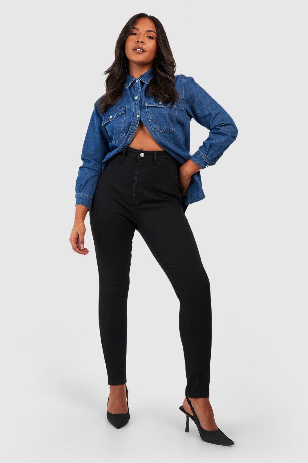 Women's Plus High Waisted Jeggings