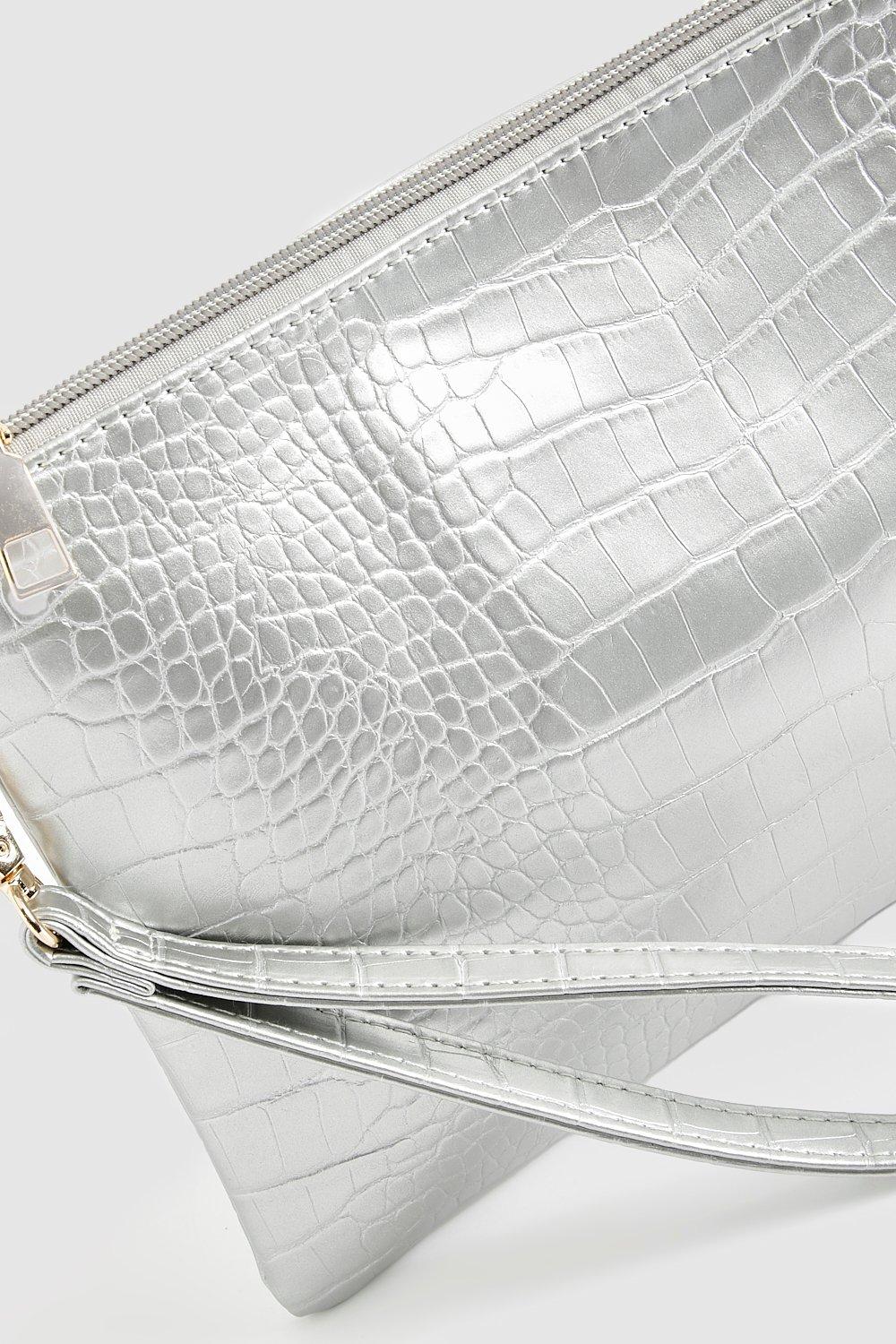 Silver clutch hot sale bag nz