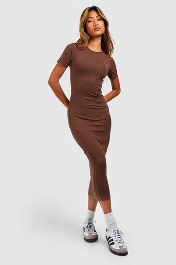 Premium Super Soft Midi Dress chocolate