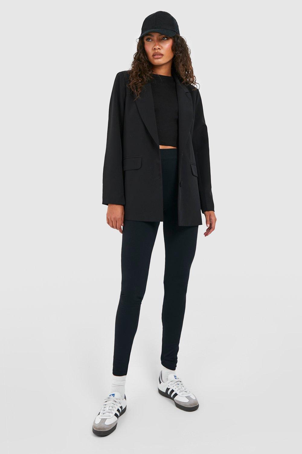 Tall Leggings mit hohem Bund und Fleece Futter
